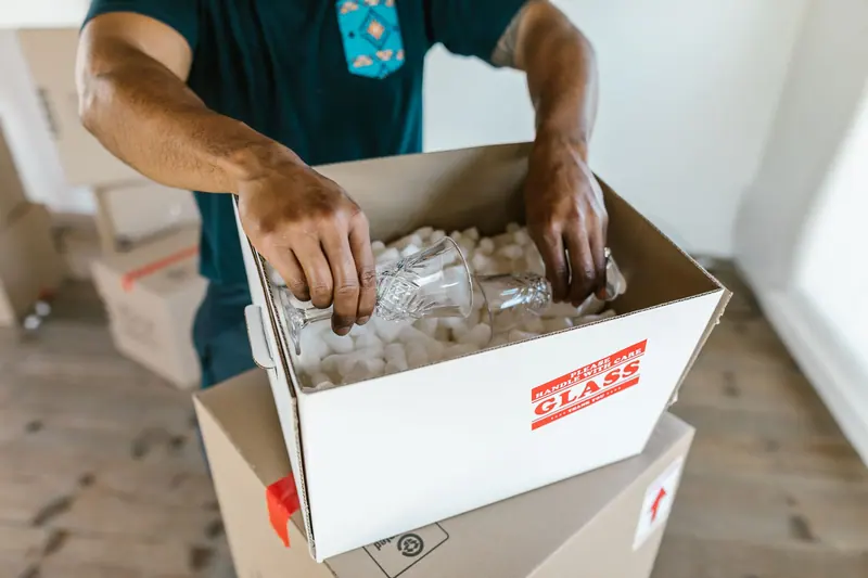 Zerbrechliches wird sicher verpackt